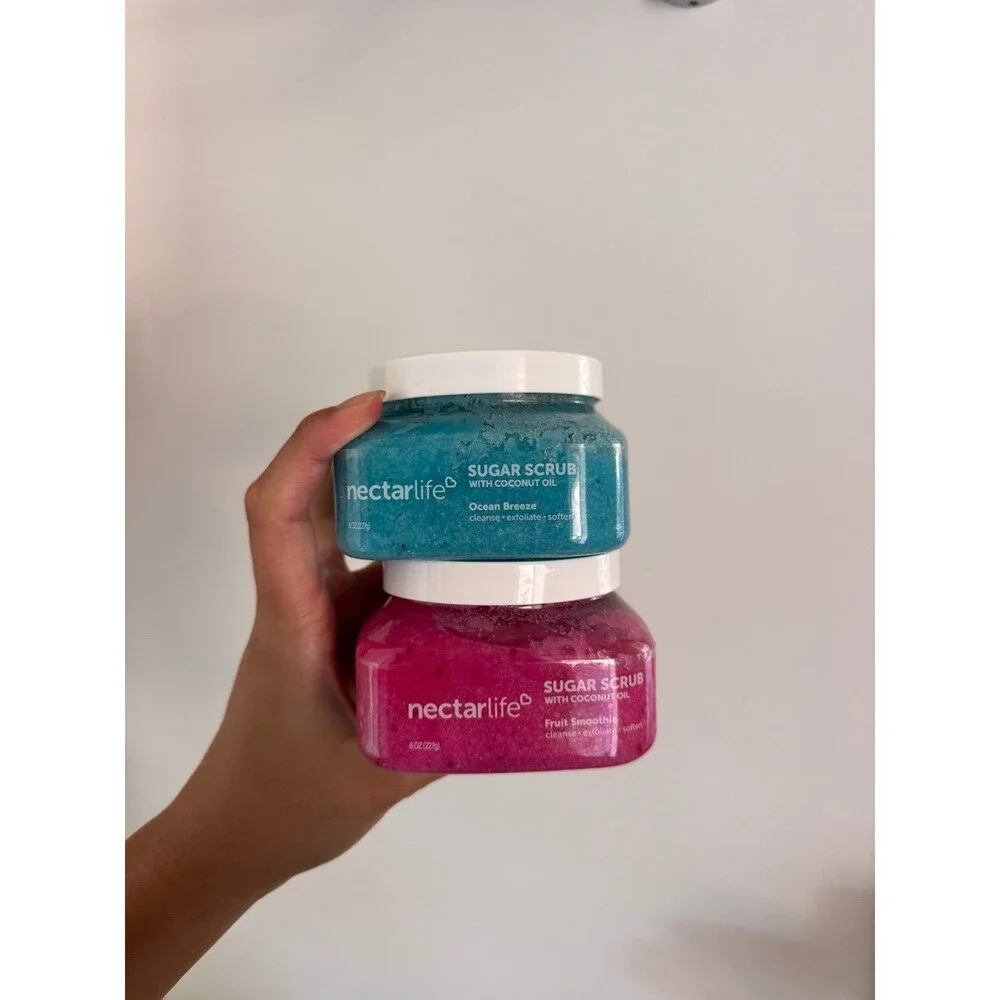 Nectarlife Sugar Scrub with Coconut Oil - 2 Jars